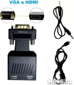 Адаптер KS-is VGA M в HDMI F audio (KS-427)